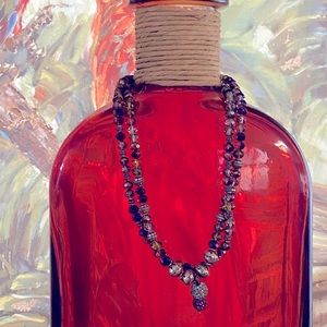 Crystal necklace hand made